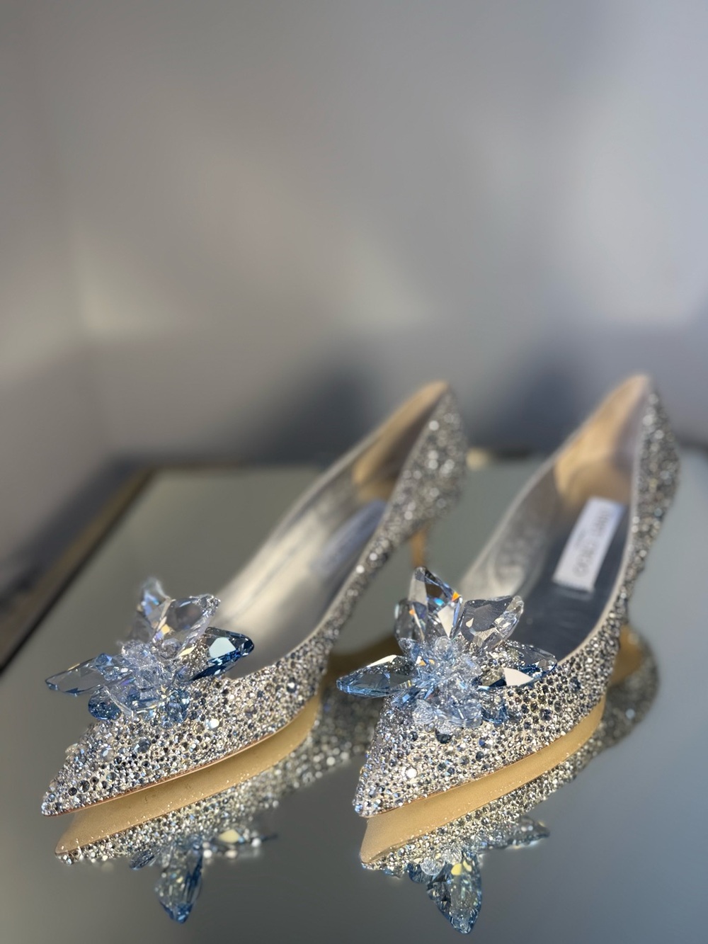 New Jimmy Choo Allure Crystal Covered Pointy Toe Pumps $4,900 38 - Picture 6 of 15